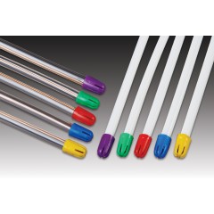 Plasdent FLEXJET™ SALIVA EJECTORS, Clear with Multicolor Tip (100pcs/bag, 10bag/box, 4box/case)